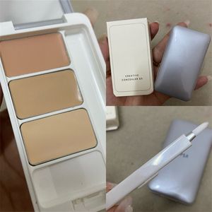 Corrector de lujo de Japón 3 colores con un pincel Cosméticos faciales para niñas Corrector creativo EX 4,5 g Herramientas de belleza facial de alta calidad Stock 2024