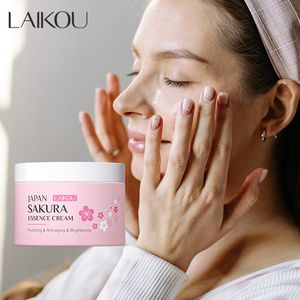 Crema Facial japonesa Sakura Essence, crema Facial de flor de cerezo, crema hidratante antienvejecimiento para el cuidado de la piel, 25g