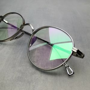 Montura de gafas puras hechas a mano japonesas KMN113 Retro Oval Round Men Eyeglasse Myopia Reading Eyewear Frames 240314