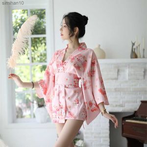 Japonais Kimono Cosplay Uniforme Séduction Passion Costume Coquette Fantaisies Sexy Mignon Érotique Pyjamas Costumes Porno Sexe Adulte L230518