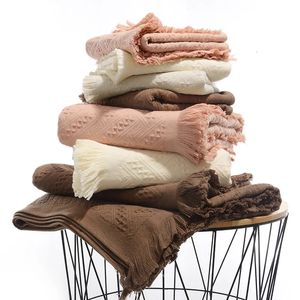 Serviette de bain en coton de style japonais serviette de plage avec glands monochrome absorbant Famille de douche de douche de salle de bain solide doux 240415