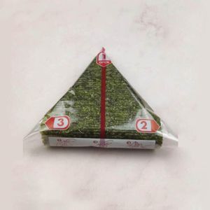 Bolsa de embalaje de bolas de arroz triangular de estilo japonés Bolsa de regalo de algas marinas Herramientas para hacer sushi Accesorios Bento 210724