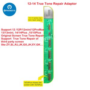 JC V1SE V1S Pro Screen True Tone Repair Adaptateur pour iPhone 11 12 13 14 15Promax Copie d'écran d'origine Copie LCD Affichage Récupération Réparation