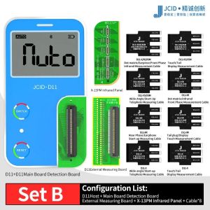 Detector digital multifuncional JCID-D11 para iPhone 8-13 Pro Max Medición de la placa PCB Datos de datos de cortocircuito con dibujos JC