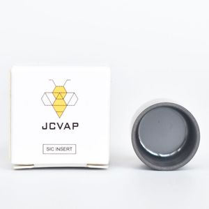 Bol en céramique de carbure de silicone d'insertion polie par JCVAP pour l'accessoire de fumage de la version V1 V2 V3 pour le vaporisateur de cire de remplacement d'atomiseur Puffpeak No Chazz