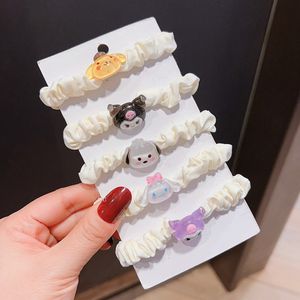 Jelly Clear, accesorios para el cabello para niños, lindas bandas elásticas para el cabello Kuromi, banda de goma, tocado de cuerda nueva, tocado para niñas 2303