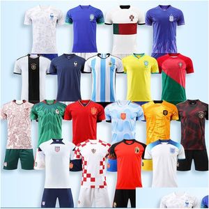 Jerseys 2024 Uniformes de fútbol nacionales para hombres Mujeres y niños Drop de entrega de niños Maternidad Maternidad Infancia Atletismo Outzsv