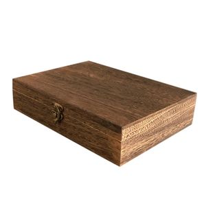 Cajas de joyería Caja de madera para almacenamiento Cajas de madera Tapas Cerradura Recuerdo Artesanía Joyas Stashtreasure Lidbandy Caja con bisagras Cajas decorativas vintage 231011