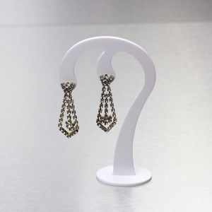 Boîtes à bijoux boucle d'oreille présentoirs titulaire suspendu organisateur vitrine acrylique boucle d'oreille bijoux support Prop titulaires 221208