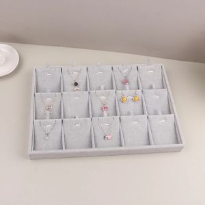 Jewelry Boxes Velvet Jewelry Display Stackable Exquisite Jewellery Holder Portable Ring Earrings Necklace Organizer Box 231218