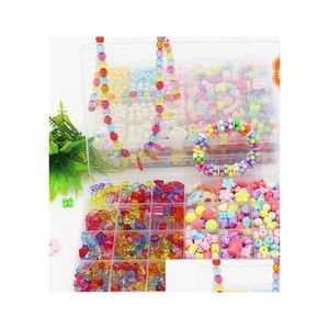 Bijoux bijoux de fabrication kit bricolage colorf pop perles ensemble de cadeaux créatifs faits à la main