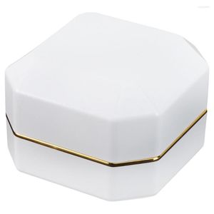 Pochettes à bijoux 1Pc Creative Proposition Finger Ring Box LED Lighted Wedding Supply