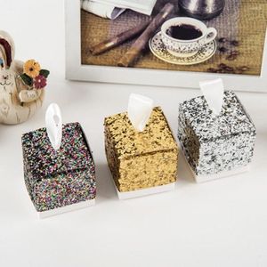 Bolsas de joyería 50pcs creativo cebolla dorada plateado cajas de dulces personalizadas bolsas de regalo favores de boda estuche de azúcar decoración de fiesta de cumpleaños