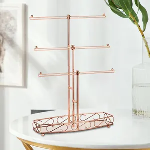 Bijoux Sachets Organizer Holder Showcase Display Stand for Colliers Watchs Rings Stores Shops