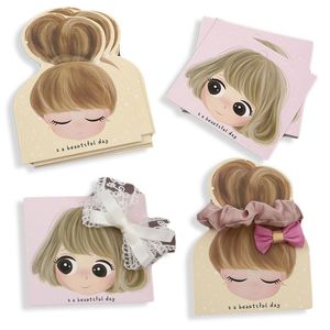 Bijoux Stand 50pcslot Barrettes Emballage Papier Carte Mignon Petit Girs Cartes D'affichage pour DIY Enfant Cheveux Accessoires Prix De Détail Étiquettes Titulaire Étiquette 230517