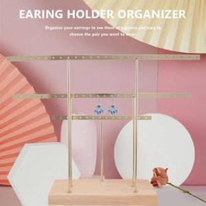 Présentoir à bijoux Présentoir à bijoux suspendu Organisateur d'arbre Support en métal pour la tenue de femmes Bijoux Boucles d'oreilles Bagues Colliers Oreille Stud Pendentif 230728