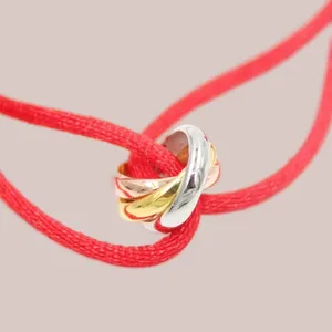 Bijoux femme designer bracelet 3 boucle en métal à lacets chaîne ruban bracelet haute qualité ornement de mode multi couleur zl192 H4