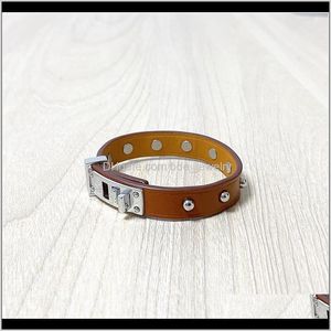 Jewelryh Bracelet Bracelets Or Mode Charme En Cuir Bracelet Femmes Bijoux Chine En Gros Usine Drop Delivery 2021 Olwy8