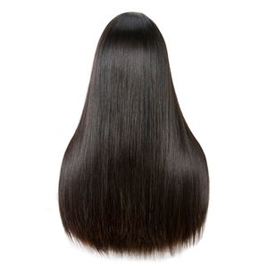 Perruques juives Ombre Noir Couleur # 1b Silky Straight 100% European Cuticle Aligned Virgin Human Hair Casher Wig for White Woman Fast Express Delivery