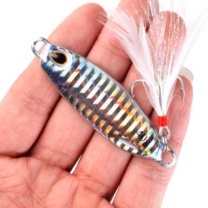 Jigs 10g 15g 20g 30g 40g Pesca Jigging señuelo cuchara Spinnerbait Metal Jig cebo lubina señuelos de atún pez Minnow Pesca Tackle Japón