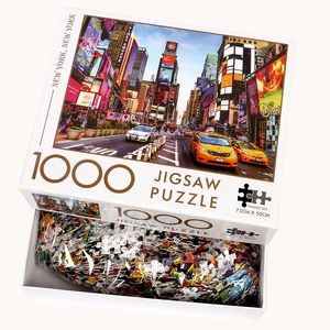 Puzzles 1000 pièces, jeu de Puzzle à assembler en bois pour adultes, jouets éducatifs pour enfants
