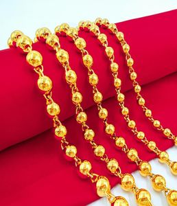 Jindian 11 Chaînes de collier de perle de bouddha à balle solide