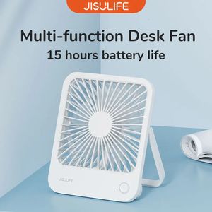 Jisulife Portable Small Desk Van Ultra Quiet Table Table Fan USB Refracte Refractep