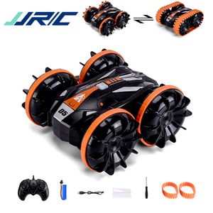 S9 2.4Ghz Radio Control Vehicle Cars Enfants Jouets 4WD 360 Degrés Rotation RC Stunt Flip Car 2 in1 WaterLand Drift Voiture Amphibie Enfant Jouet JJRC Q113