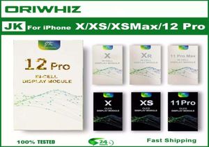 Écran JK INCELL pour iPhone X XR XS Max 11 12 12 Pro Affichage de l'écran tactile Affichage Assemblage NO PIXEL DE MED
