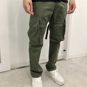 Jogger Pantalones de vuelo plisados Mujer Hombre Mejor versión Pantalones casuales Multi-bolsillo