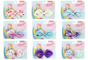 Jojo Siwa Bow pinces à cheveux nœud de noël épingles à cheveux bébé filles ruban gros-grain pince à cheveux Barrettes enfants cadeau bricolage accessoires de cheveux 2395445