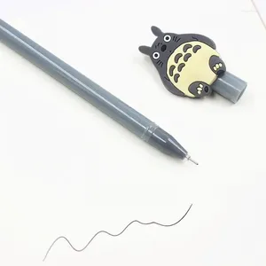 Jonvon Satone 40 pièces 0.38mm dessin animé Kawaii japonais Totoro stylo Gel stylos mignon coréen fournitures scolaires gros produits cadeaux