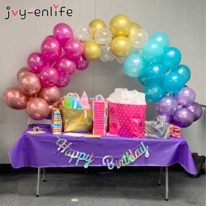 JOY-ENLIFE 38pcs / set Ballon En Plastique Arch Kit Fête D'anniversaire De Mariage Balloon Arch Party Décoration Baby Shower Festival Fournitures SH190923