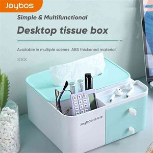 Joybos Tissue Box Holder pour table Home Office Storage Organisateur Décoration Chambre Cuisine Bureau Nordic 210922