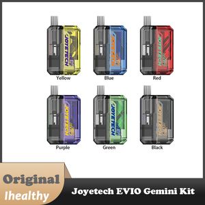 Kit Joyetech Evio Gemini Kit de 650 mAh Batterie de 6,5 ml est livré avec une connexion aimant sans effort de bobine de 1,0Ω en maille en maille