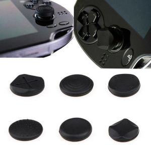 Joysticks 6pcs Silicone Contrôleur analogique Bumb Stick Capo de protection Cap de protection pour Playstation Psvita PS Vita 1000/2000