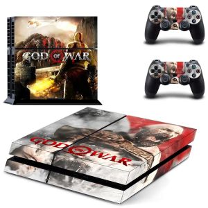 Joysticks God of War PS4 Stickers Play Play Station 4 Skin PS 4 Sticker Decal Cover pour Playstation 4 PS4 Console Controller Skins Vinyle