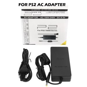 Joysticks New Eu US Plug 100 ~ 240V 50 / 60Hz Adaptateur d'alimentation AC pour PlayStation 2 DC 8.5V pour PS2 Slim 70000 Série DropShipping