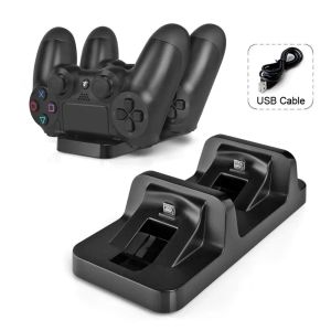 Joysticks Wholesale PS4 Controller Charger Fast Charging Dock Gaming Controller Stand Station pour Playstation 4 Games Console Accessoires