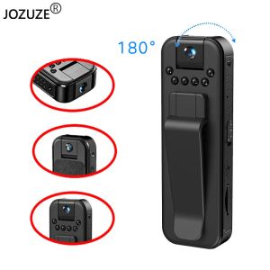 Jozuze MD13 HD 1080P Mini Cámara Portable Small Video Digital Police Bodycam Visión nocturna Visión Miniatura Videoclamación
