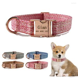 juchiva Jouets pour Chiens à Mâcher Collier en Nylon réglable personnalisé pour Animaux de Compagnie Chiot Plaque d'identification gravée Gratuite Colliers de Plaque signalétique pour Petits Chiens de Taille Moyenne