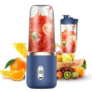 Juicer Electric Juicer USB 6 Blades Portable Juicer Cup Juicer Fruit Food Juice Cup Automatic Smoothie Blender Ice CrushCup