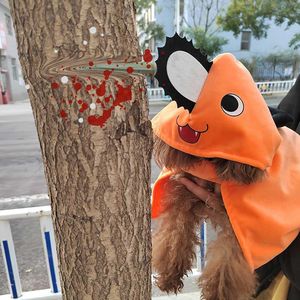 Anime Costumes tronçonneuse homme Pochita Cosplay vêtements Pet chien vêtements
