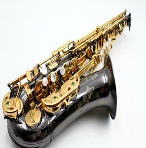 Julius Keilwerth SX90R Shadow Alto Saxophone Brass EB Tune Instrumento musical E Flat Black Nickel Gold Sax de alta calidad Wit7836772