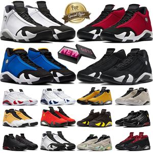 Jumpman 14 14s Chaussures de basket-ball Bred Laney Gym Rouge Bleu Noir Toe Sable du désert Gingembre Candy Cane Hyper Royal Noir Blanc Laney Hommes Sports Sneaker Entraîneur