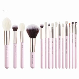 Jup Profial Pinceaux de maquillage Set cheveux naturels-synthétiques maquillage Brush Tool kit Foundationati Powder Pencil Q23O #