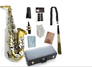 Jupiter JAS-720-GN Alto Saxophone Eb Tune Laiton Plaqué Professionnel Bois Avec Sax Accessoires Embouchure