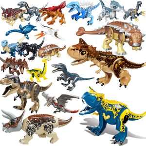 Jurassic World 3 blocs de construction de rapace brutal, briques de dinosaure, tyrannosaure Indominus i-rex, jouet à assembler pour enfants