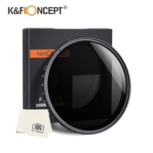 K F Concept ND2ND400 ND Filter Variable Neutral Density 3740543495255586267727782mm For Camera Lens y231226