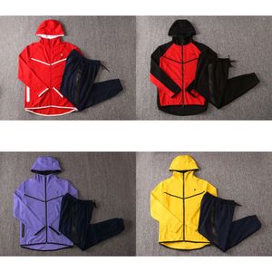 K N Tech Tracksuits Fleece Sportswear New Sports Jacket Running Fiess Coat Tracksuit Jogging Sigging Men Colas-Casual Top + Pantal